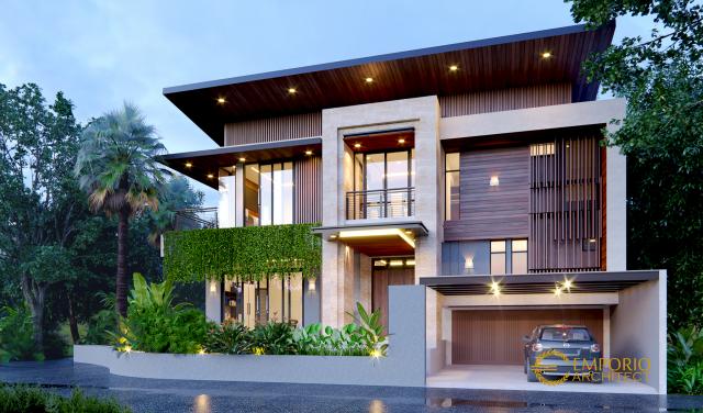 Desain Residence Modern 3 Lantai Mr. S di  BSD, Tangerang Selatan, Banten