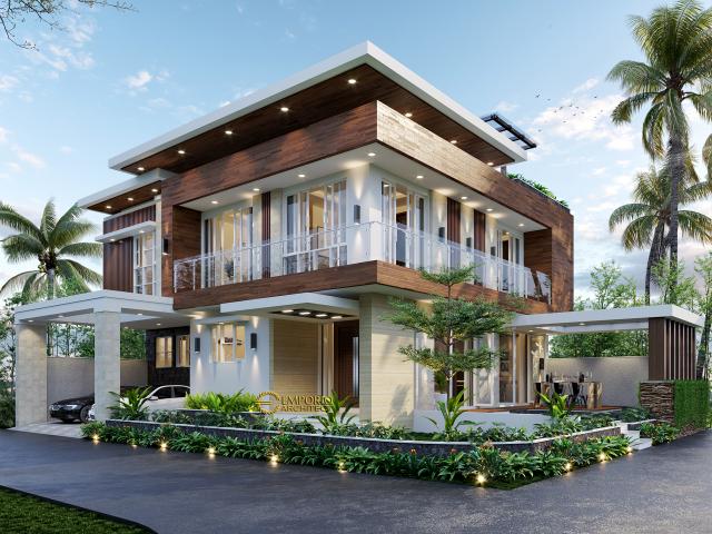 #2floorshousedesign - Mr. Taufiq Modern House 2 Floors Design - Bukittinggi, Sumatera Barat - Code 8824