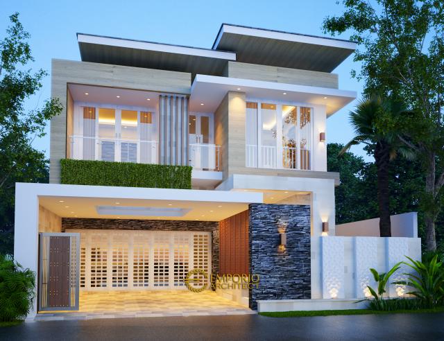 Desain Rumah Modern 2 Lantai Bapak Dwi Irawan di  Cirebon, Jawa Barat