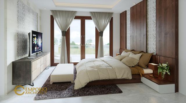 Desain Kamar Tidur Rumah Villa Bali 2 Lantai Ibu dr. Dita di Denpasar, Bali