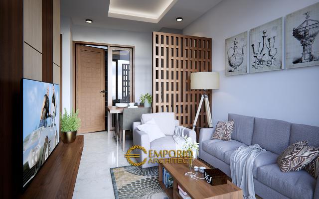 Desain Interior 3 Cluster Villa Bali 1 Lantai Kaliska di Karawang, Jawa Barat