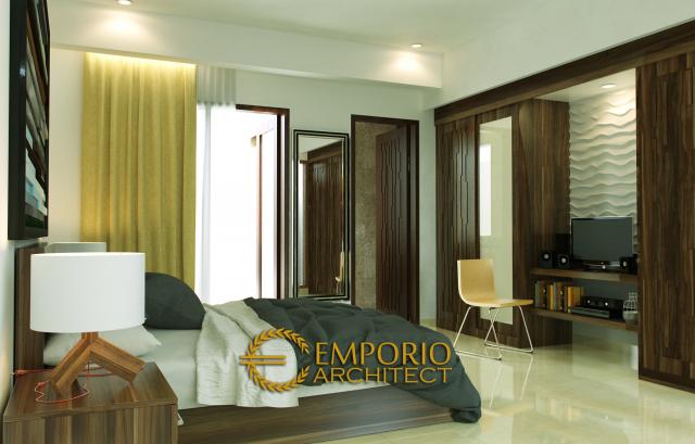 Desain Interior 1 Emerald Residence Style Villa Bali 2 Lantai di Gorontalo