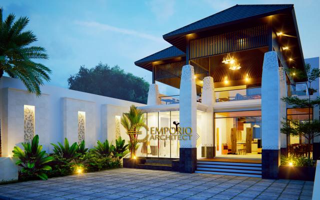 Desain Hostel Style Villa Bali 2 Lantai Bapak Yohanes di  Berawa, Canggu, Bali