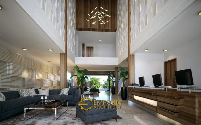 Gambar 2 Desain Hotel Modern 2 Lantai Ar Rayyan di  Banjarmasin Kalimantan