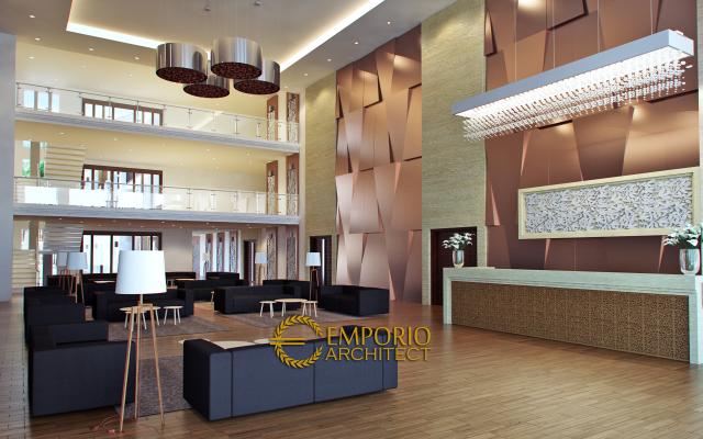 Desain Interior 3 Hotel Arlindo Style Villa Bali 4 Lantai di Puncak Bogor