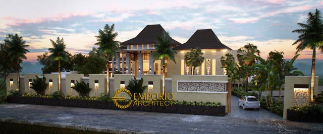 Gambar 2 Desain Hotel Arlindo Style Villa Bali 4 Lantai di  Puncak Bogor