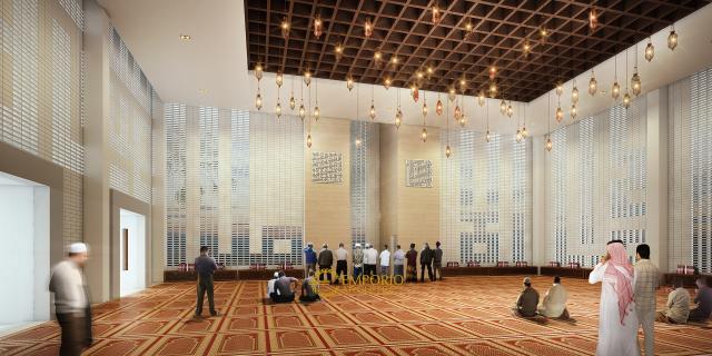 Desain Interior Masjid Lippo Village di Karawaci, Tangerang