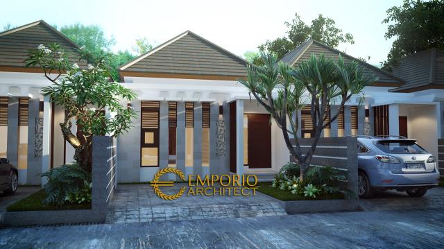 Desain Exterior 2 Perumahan Villa Bali 1 Lantai Bapak Gusdek di Tabanan, Bali