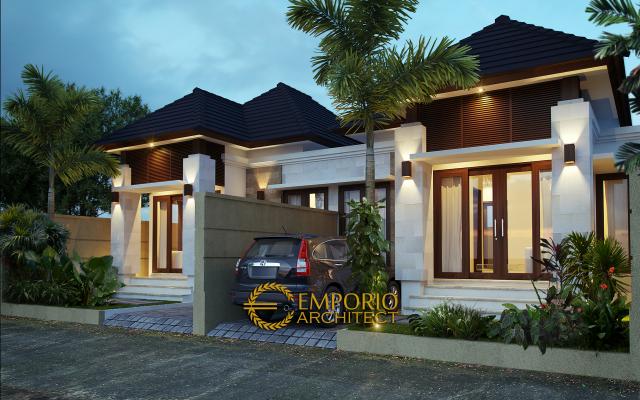 Desain Exterior 2 Perumahan Villa Bali 2 Lantai Type 60 dan 90 di Sempidi, Badung, Bali