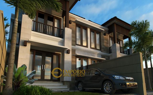 Desain Exterior 4 Perumahan Villa Bali 2 Lantai Type 60 dan 90 di Sempidi, Badung, Bali