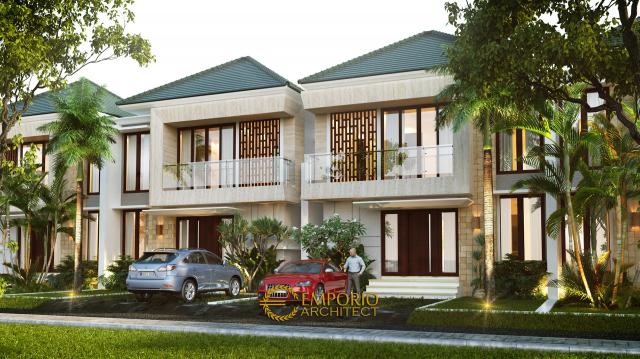 Desain Exterior 2 Grand Mekarsari Residence Modern 2 Lantai di Cibubur, Jakarta Timur