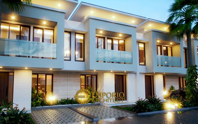 Desain Exterior 2 Perumahan Modern 2 Lantai Urbana Jatiwaringin di Jakarta