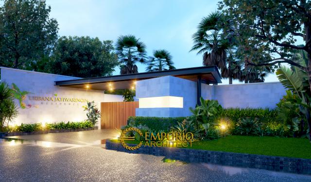 Desain Exterior 3 Perumahan Modern 2 Lantai Urbana Jatiwaringin di Jakarta