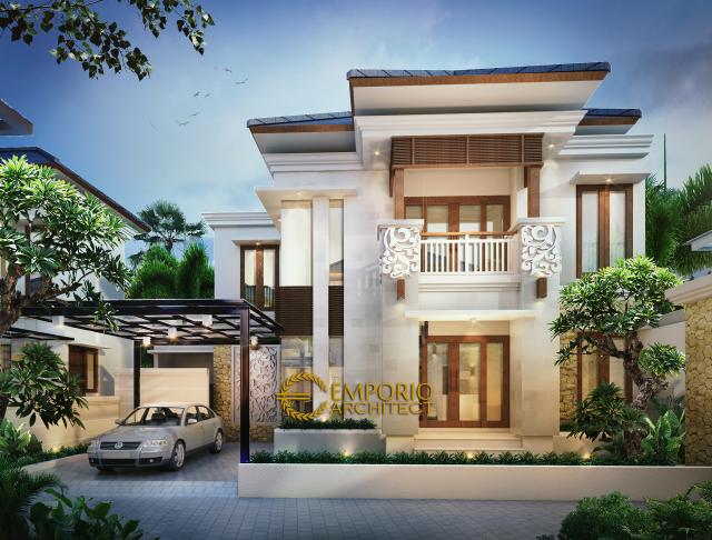 Desain Exterior 3 Puri Bakung Cluster Style Villa Bali 2 Lantai di Ungasan, Kuta Selatan