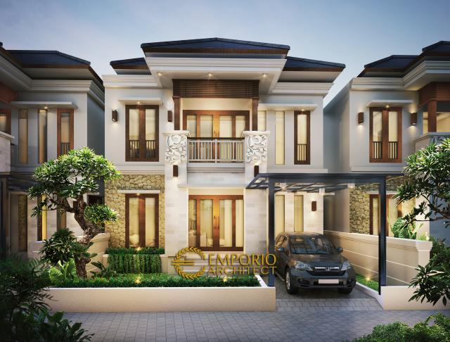 Desain Exterior 5 Puri Bakung Cluster Style Villa Bali 2 Lantai di Ungasan, Kuta Selatan