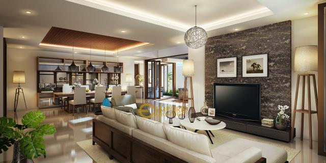 Gambar 2 Desain Rumah Modern 2 Lantai Bapak Ahdianto di  Jakarta