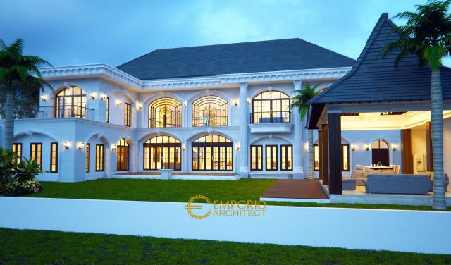 Desain Rumah Classic 2 Lantai Bapak Andre di Medan, Sumatera Utara