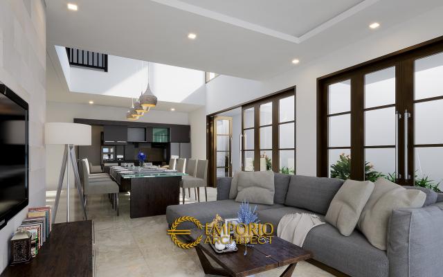 Gambar 3 Desain Rumah Hook Modern 2 Lantai Bapak Andreas di  Jakarta