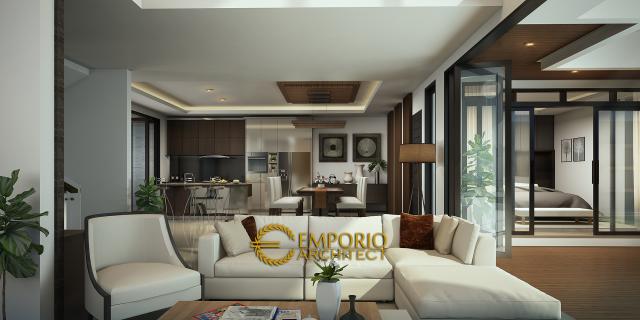 Gambar 2 Desain Rumah Modern 3 Lantai Bapak Andry di  Bandung