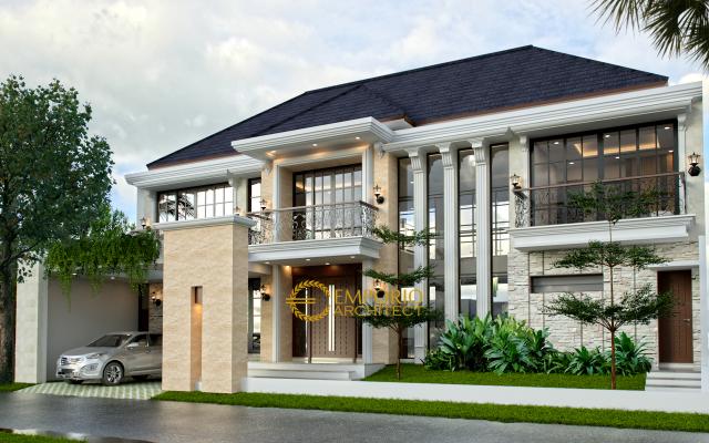 Desain Rumah Classic 2 Lantai Bapak Ardi di Yogyakarta