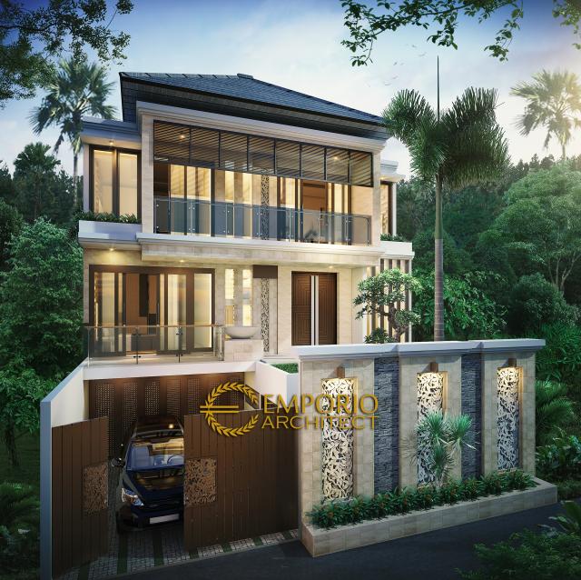 Gambar 1 Desain Rumah Modern 3 Lantai Bapak Didit di  Jakarta