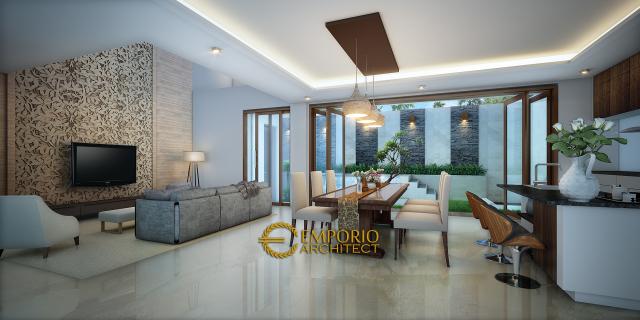 Gambar 2 Desain Rumah Modern 3 Lantai Bapak Didit di  Jakarta