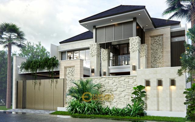 Desain Rumah Villa Bali 2 Lantai Bapak Edmon di Cibubur, Jakarta Timur