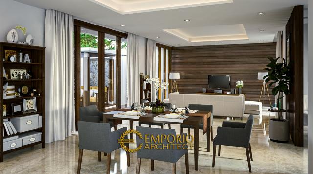 Gambar 2 Desain Rumah Villa Bali 3 Lantai Bapak Irvan di  Bintaro, Tangerang