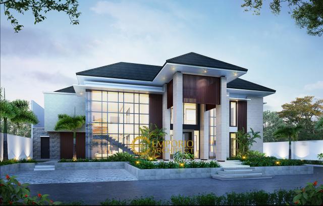 Gambar 2 Desain Rumah Modern 2 Lantai Bapak Ngadiono di  Serang, Banten