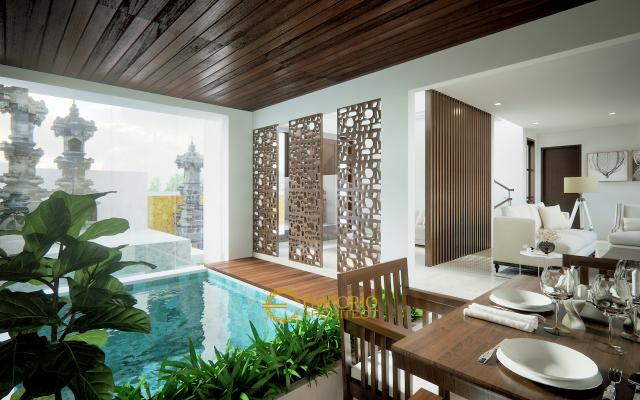 Desain Rumah Villa Bali 3 Lantai Bapak Rumbawa II di Denpasar, Bali