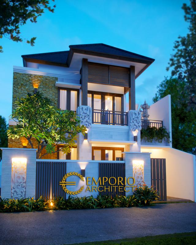 #villabalihomedesign - Mr. Sastrawan Villa Bali House 2 Floors Design - Denpasar, Bali - Code 11077