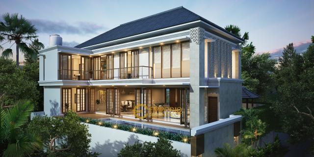 Desain Rumah Villa Bali 3 Lantai Bapak Teguh di Jakarta