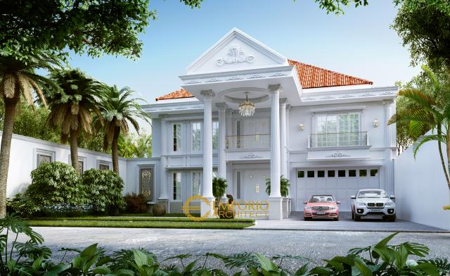 Desain Rumah Classic 2 Lantai Bapak Tono di Serang, Banten