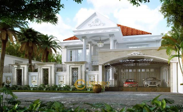 Desain Rumah Classic 2 Lantai Bapak Tono di Serang, Banten