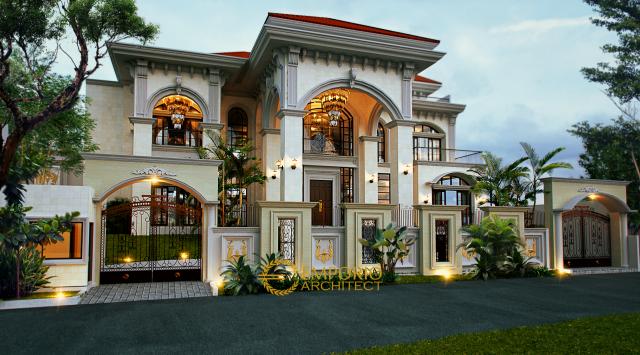 Desain Rumah Mediteran 2 Lantai Ibu Hapsari di Cibubur, Jakarta Timur