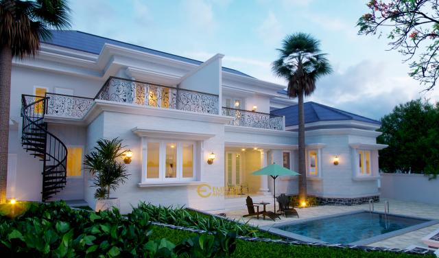 #classichomedesign - Mrs. Richard Classic House 2 Floors Design - Bogor, Jawa Barat - Code 7824