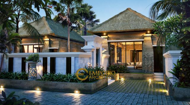 Desain Exterior 1 Villa Suci Development Style Villa Bali 2 Lantai di Jimbaran Bali