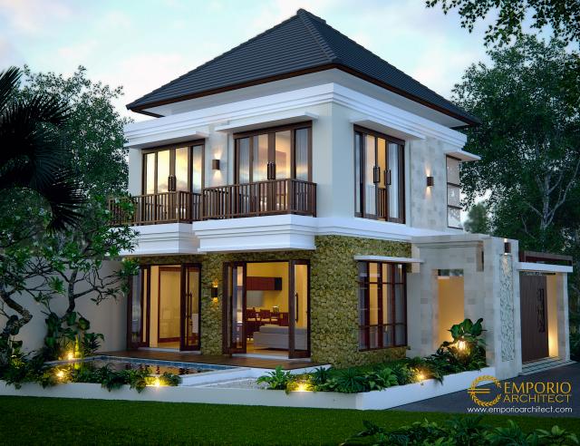 Desain Exterior 4 Kompleks Villa Style Villa Bali 2 Lantai Ibu Marina di Gianyar, Bali