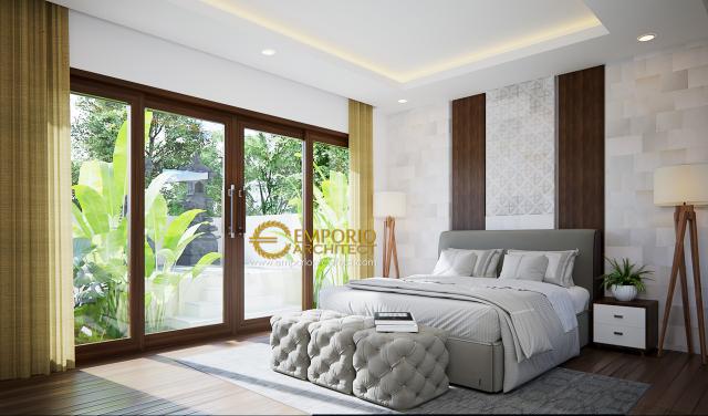 Desain Kamar Tidur 2 Rumah Hook Villa Bali 2 Lantai Bapak Agus Eka di Gianyar, Bali