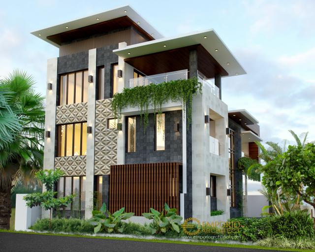 Gambar 3 Desain Rumah Modern 3 Lantai Bapak dr. Kailash Prabudev di  Bangalore, India