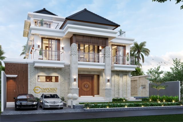 Desain Rumah Villa Bali 2 Lantai Mr. Vaibhav dan Mr. Nilesh di India