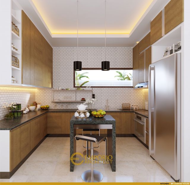 Desain Dapur Rumah Mr. Vaibhav dan Mr. Nilesh di India