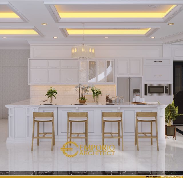 Desain Dapur Rumah Bapak CLV di Jakarta Selatan