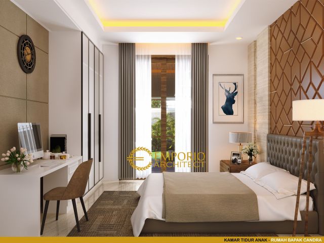 #bedroomdesign - Mr. Chandra Villa Bali House 2 Floors Design - Jakarta - Code 6608