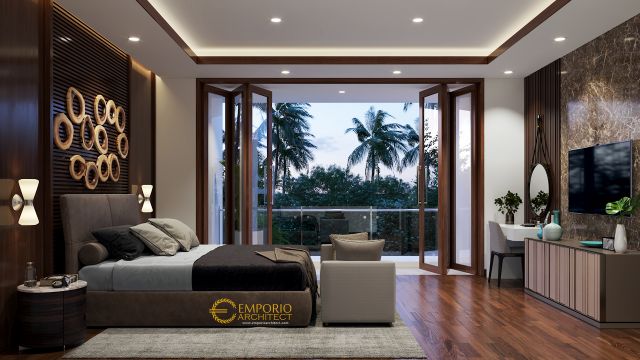 #bedroomdesign - Mr. Dedy Modern House 3 Floors Design - Jakarta - Code 7425