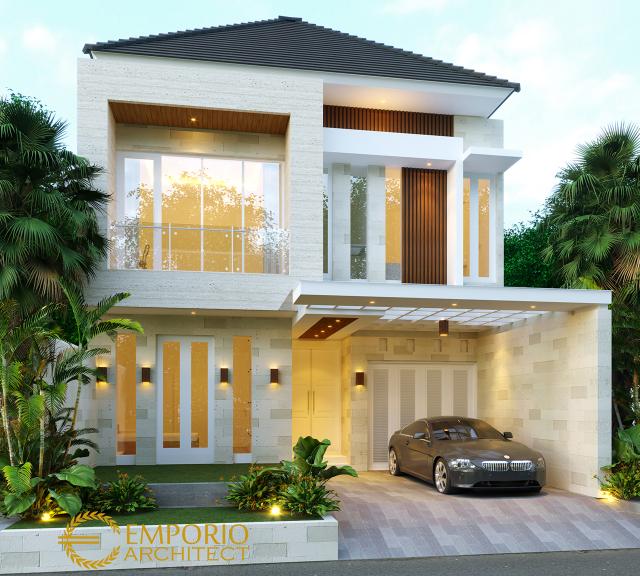 Desain Rumah Modern 2 Lantai Bapak Denny di  Jakarta