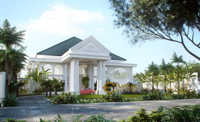 Gambar 1 Desain Rumah Classic 2 Lantai Bapak Mulyadi di  Banten