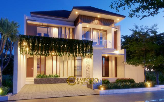 Desain Rumah Villa Bali 2 Lantai Ibu Heny di  Jakarta