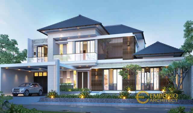 Desain Rumah Modern 2 Lantai Bapak Indra di Jakarta Selatan