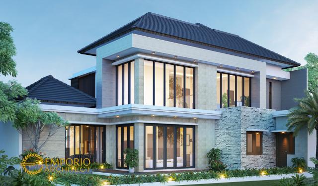 Desain Rumah Modern 2 Lantai Bapak Indra di Jakarta Selatan